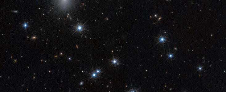 Galaxy field of low-surface-brightness galaxy CDG-2