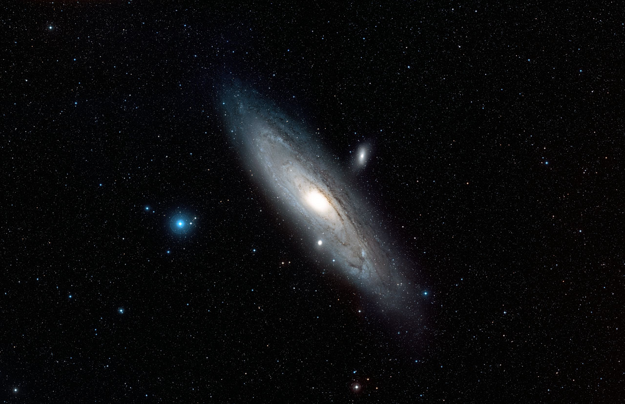 Wide field View Of The Andromeda Galaxy ESA Hubble