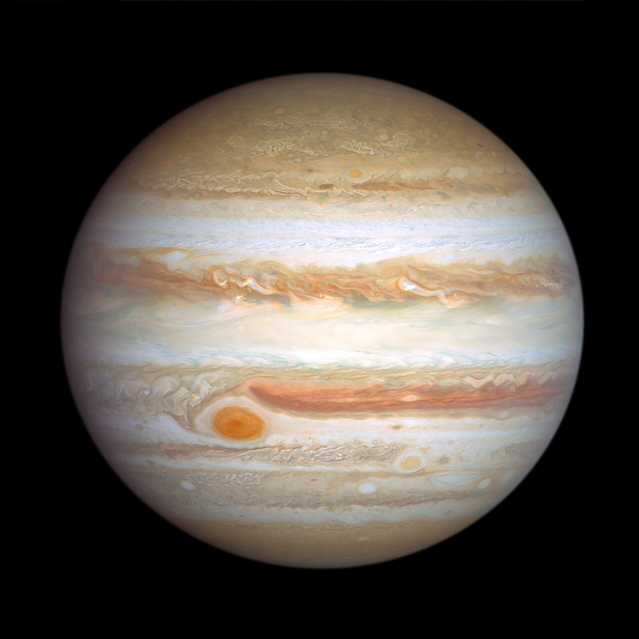Jupiter 5 January 2024 ESA Hubble