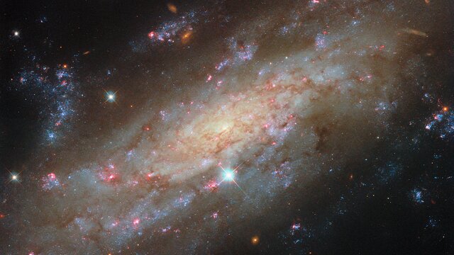 Starry spiral in a familiar neighbourhood