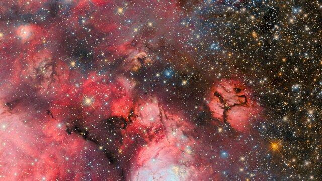 Baby stars blowing bubbles