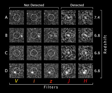 Tracing the evolution of the first galaxies in the Universe