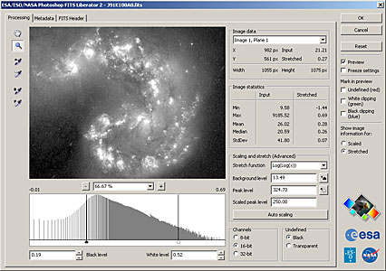 ESA/ESO/NASA Photoshop FITS Liberator v. 2.1 released