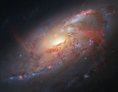 Hubble view of M 106