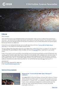 The October 2013 issue of the ESA/Hubble Science Newsletter