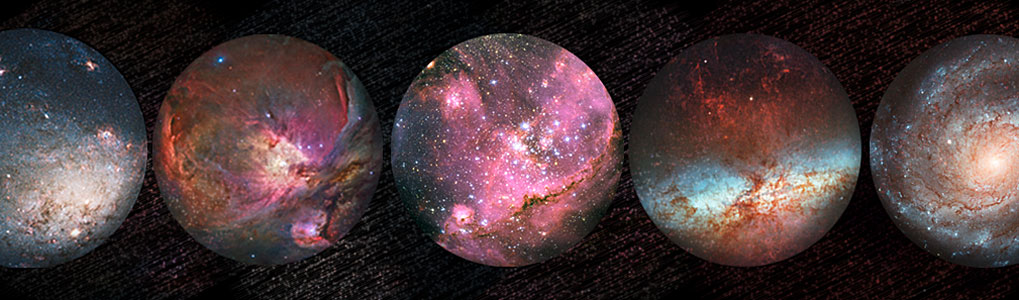 Banner for new ESA/Hubble fulldome clips