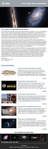 Screenshot of the May 2017 issue of ESA/Hubble Science Newsletter