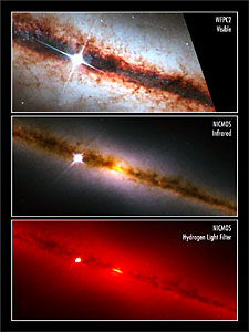 NICMOS finds a golden ring at the heart of a galaxy