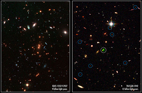 A tale of two record-breaking clusters