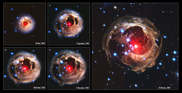 V838 Monocerotis revisited: Space phenomenon imitates art [chronological overview]