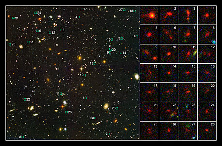 Probing the distant Universe for young galaxies