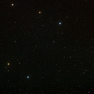 Wide field image of Abell 2667 region (ground-based image)