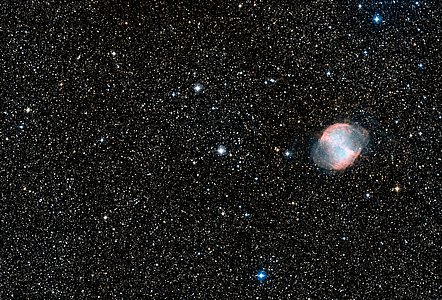 Wide-field view of HD 189733b and surroundings (DSS2 excerpt, ground-based image)