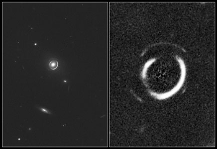 Hubble sees double Einstein ring