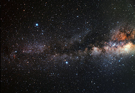 Wide-field view of the Summer Triangle (ground-based image)