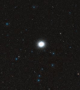 Wide-field of Omega Centauri and its surroundings (DSS2, ground-based image)