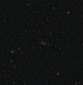The Perseus Cluster (DSS2 excerpt, ground-based image)