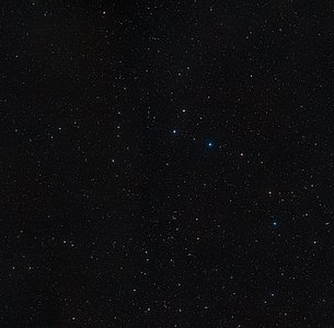 Wide-field view of the region around NGC 2623 (ground-based image)