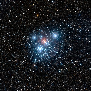 Wide field image of the Jewel Box (ground-based image)