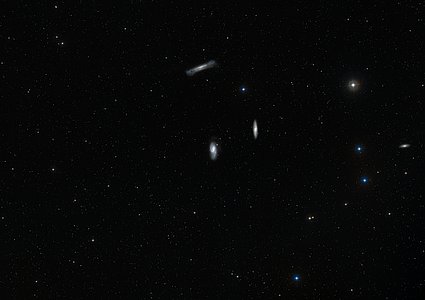 Wide-field view of Messier 66 (ground-based image)
