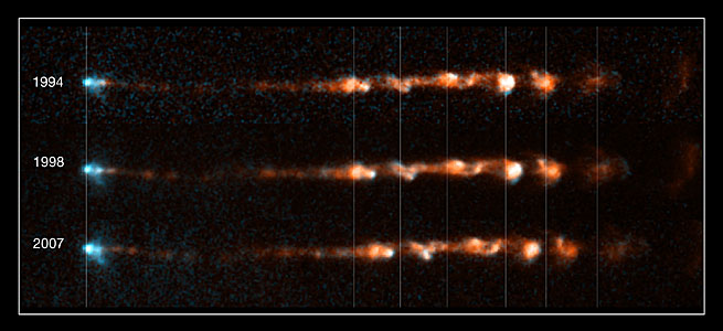 Close-up views of stellar jet HH 34
