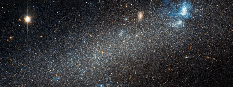 Hubble view of NGC 2366