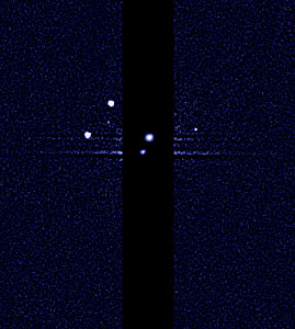 Hubble finds fifth moon orbiting Pluto (unlabelled)