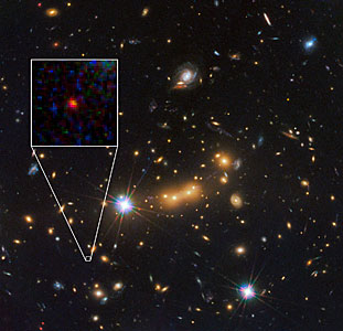 Hubble spots candidate for most distant known galaxy