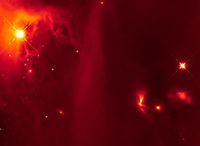 Hubble image of LRLL 54361 and its surroundings
