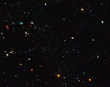 GOODS field containing distant dwarf galaxies forming stars at an incredible rate