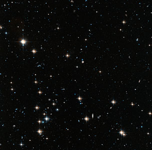 Area of Centaurus A halo probed by Hubble
