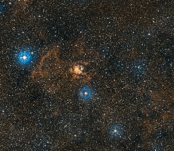 Wide-field image of Westerlund 2 (ground-based image)