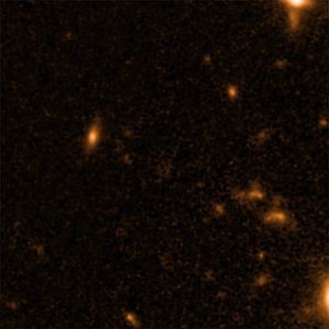 Supermassive black hole seed seen by Hubble