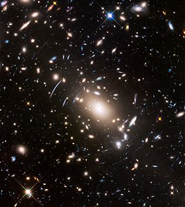 Hubble image of Abell S1063