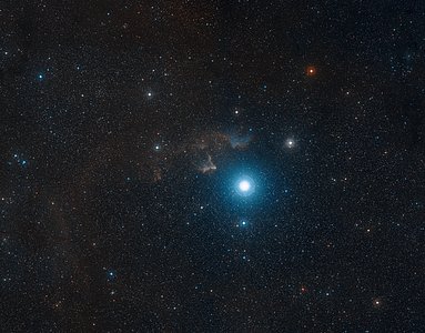Ground-based view of the sky around IC 63