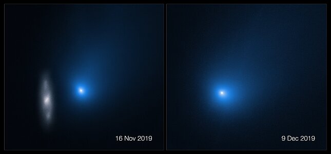 Side By Side of Hubble’s New 2I/Borisov Observations