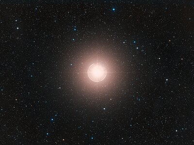 Wide-field view of Betelgeuse (ground-based image)