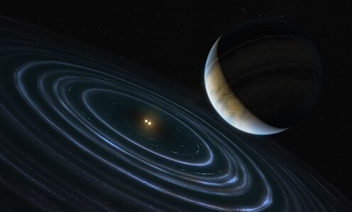Artist’s Impression of Exoplanet HD 106906b