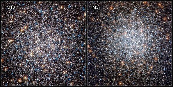 Hubble’s Views of M13 (2010) and M3 (2019)