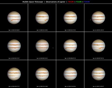 Jupiter OPAL observations (January 2024)
