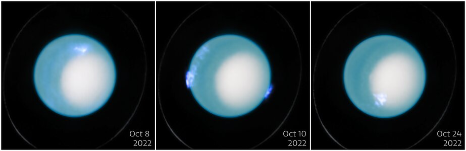 Uranus aurorae (October 2022)
