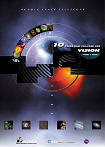 Hubble ESA information centre poster