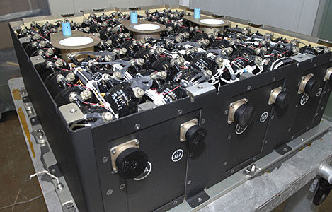 Hubble's Battery Module Assembly with lid removed