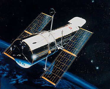 Artist rendition of Hubble