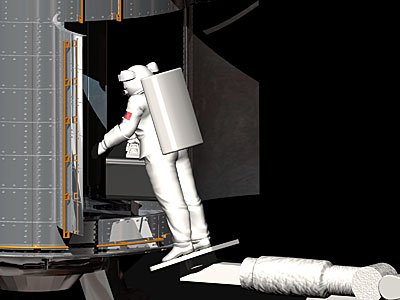 Installation of the NICMOS cooler