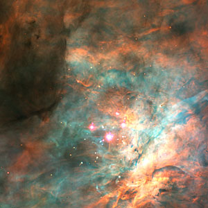 Trapezium Cluster in the Orion Nebula
