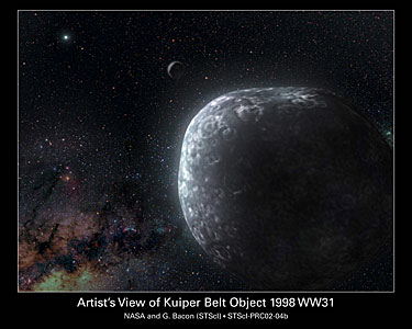 Artist's View of Kuiper Belt Object 1998 WW31