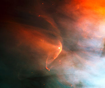A bow shock near a young star