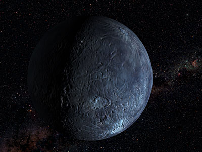 Hubble Spots an Icy World Far Beyond Pluto (artist's impression)
