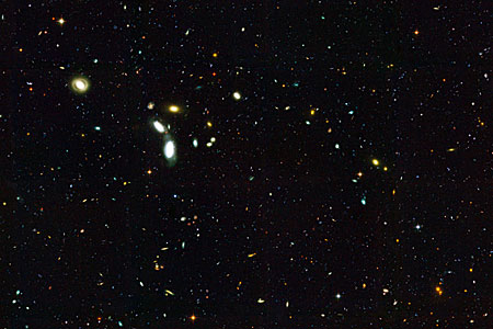 Hubble Goes 'Deep' to Sample Young Galaxies